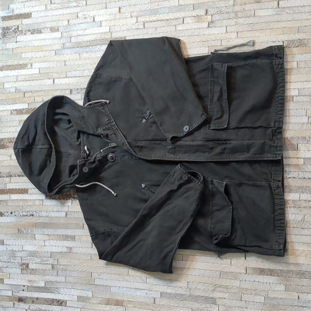 Free People Women's Size S Joshua Tree Military Style Oversized Jacket